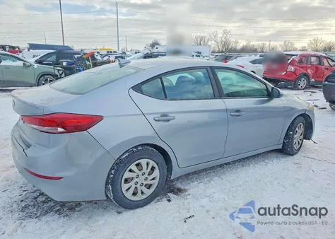 2017 Hyundai Elantra Se from USA, damaged, VIN 5NPD74LF5HH160779